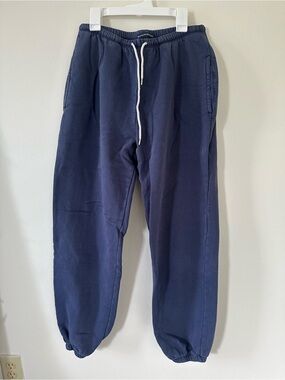 Brandy Melville Navy Drawstring Joggers